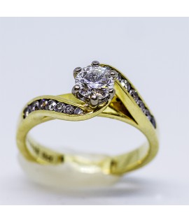 Platinum Vintage Diamond Engagement Ring