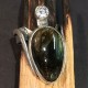 Silver Ring with Labradonte Turtoise